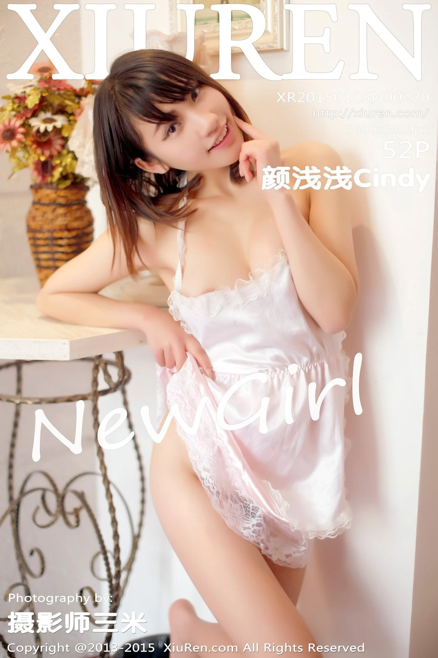 [XiuRen秀人网]No.270_嫩模颜浅浅Cindy白色吊带睡裙真空露美乳撩人诱惑写真52P-秀人网 - XiuRen.Xyz